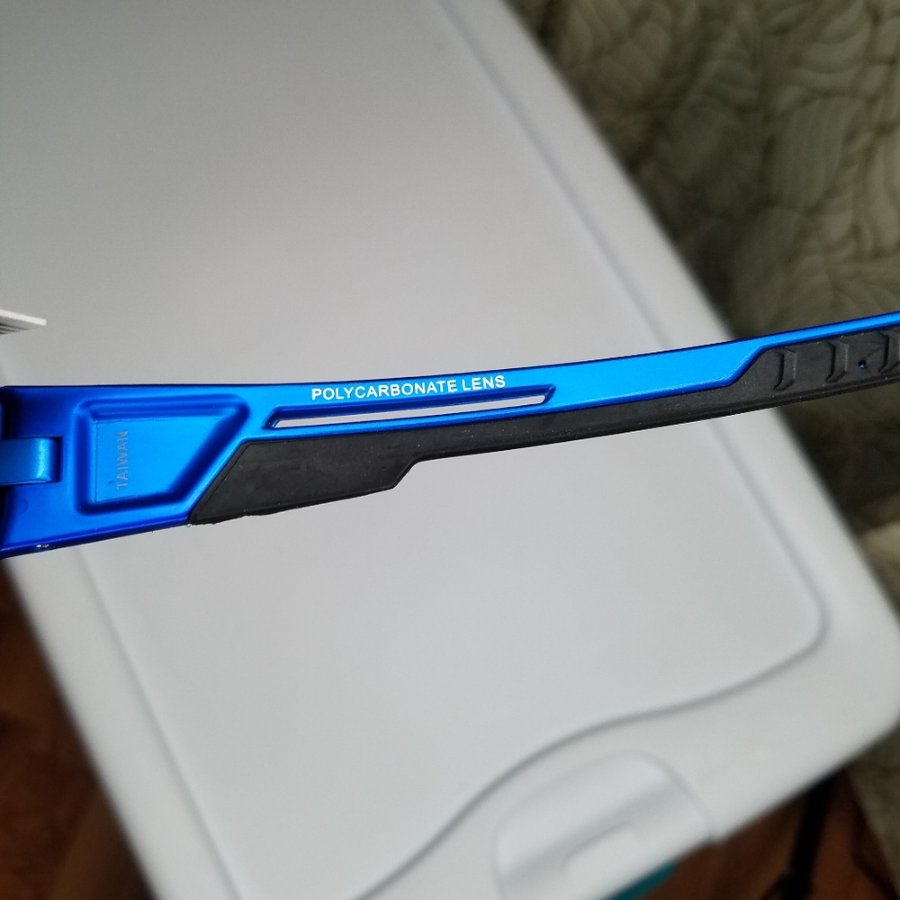 Blue Designer Motorcycle Riding Sunglasses Bin22 - Picture 8 of 16
